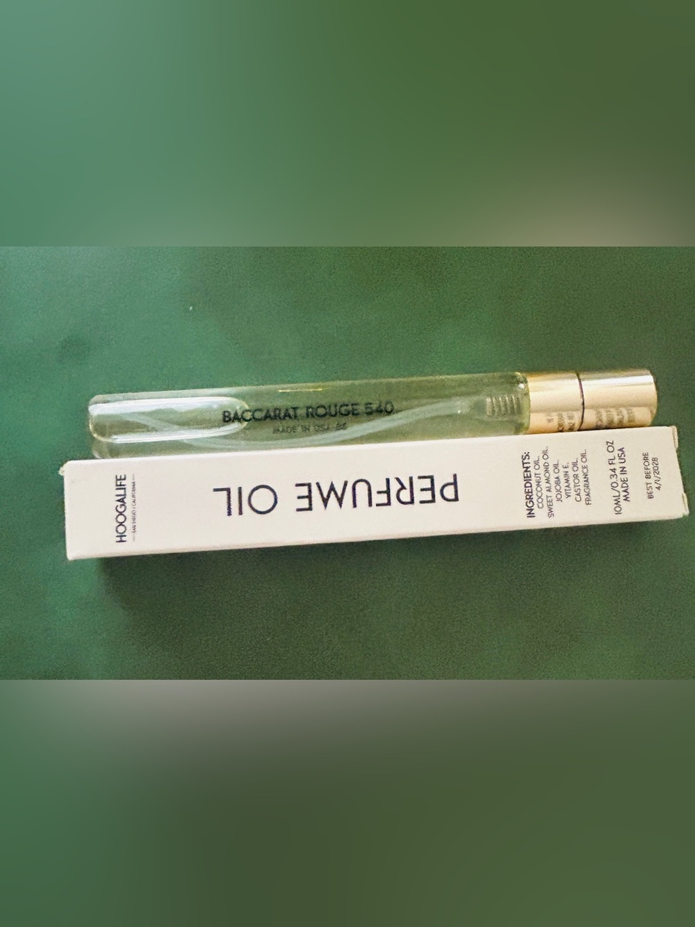 New - Unopened HoogaLife Perfume Oil – Baccarat Rouge 540 Inspired Fragrance